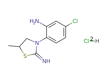 2-imino-3-(2'-amino-4'-chlorophenyl)-5-methylthiazolidine dihydrochloride