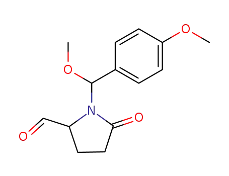 1-[Methoxy-(4-methoxy-phenyl)-methyl]-5-oxo-pyrrolidine-2-carbaldehyde