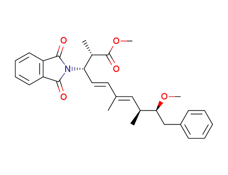 (4E,6E)-(2S,3S,8S,9S)-3-(1,3-Dioxo-1,3-dihydro-isoindol-2-yl)-9-methoxy-2,6,8-trimethyl-10-phenyl-deca-4,6-dienoic acid methyl ester