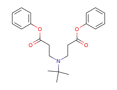 3-[tert-Butyl-(2-phenoxycarbonyl-ethyl)-amino]-propionic acid phenyl ester