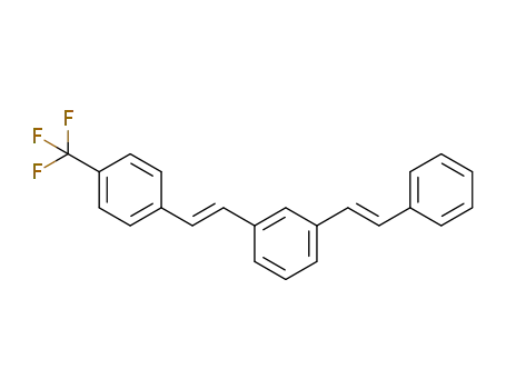 1-((E)-styryl)-3-((E)-4-(trifluoromethyl)styryl)benzene