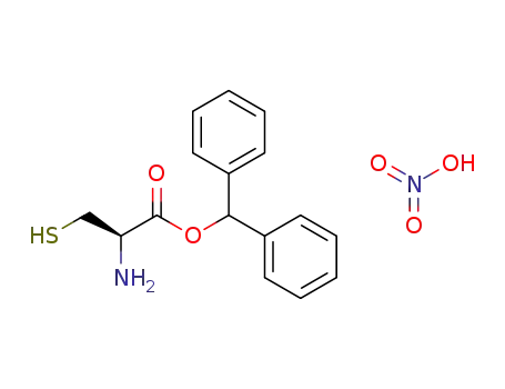 benzhydryl (R)-cysteinate nitrate