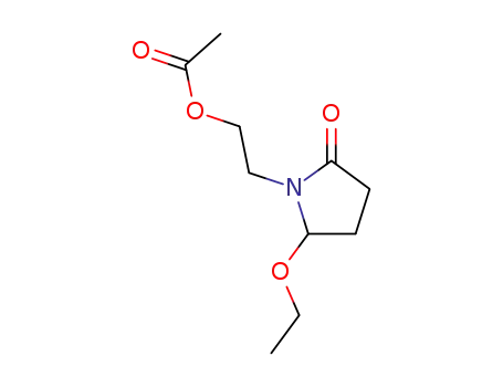 2-Pyrrolidinone,1-[2-(acetyloxy)ethyl]-5-ethoxy-(9CI)
