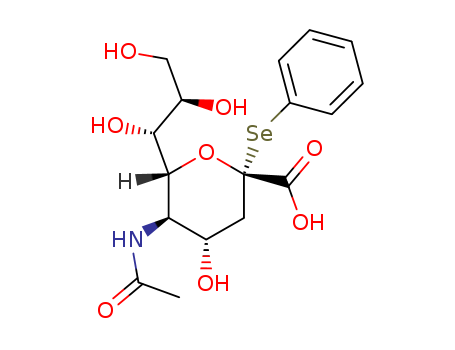 (PHENYL 5-ACETAMIDO-3,5-DIDEOXY-2-SELENONONULOPYRANOSID)ONIC ACIDCAS