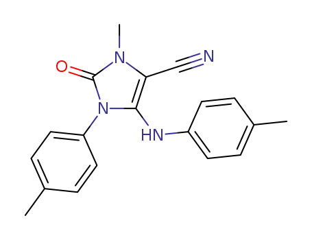 3-methyl-1-(4-methylphenyl)-5-[(4-methylphenyl)amino]-2-oxo-2,3-dihydro-1H-imidazole-4-carbonitrile