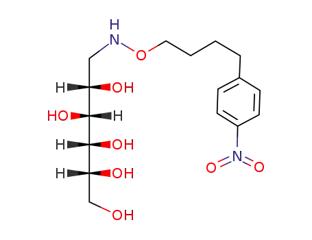1-deoxy-1-<4-(p-nitrophenyl)butoxyamino>-D-glucitol
