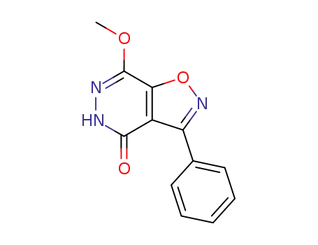 7-methoxy-3-phenyl-5<i>H</i>-isoxazolo[4,5-<i>d</i>]pyridazin-4-one