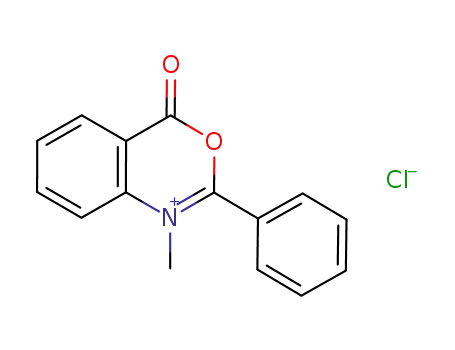1-methyl-4-oxo-2-phenyl-4H-3,1-benzoxazin-1-ium chloride