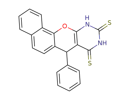 7-phenyl-7H-benzo[7,8]chromeno[2,3-d]pyrimidine-8,10(9H,11H)-dithione