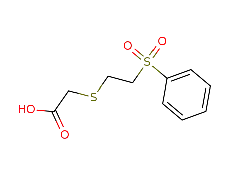 2-{[2-(Phenylsulfonyl)ethyl]thio}acetic acid