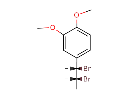 (+/-)-3.4-dimethoxy-1-(<i>erythro</i>-1.2-dibromo-propyl)-benzene
