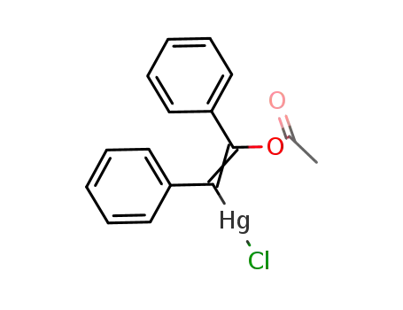 Molecular Structure of 16188-34-4 (α.β-diphenyl-β-acetoxyvinyl-mercury(II) chloride)