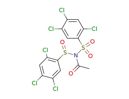 <2.4.5-Trichlor-benzolsulfinyl>-<2.4.5-trichlor-benzolsulfonyl>-acetyl-amin