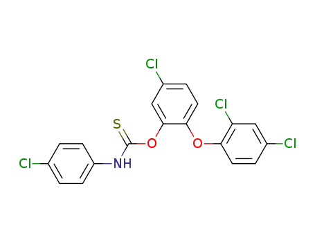 (4-Chloro-phenyl)-thiocarbamic acid O-[5-chloro-2-(2,4-dichloro-phenoxy)-phenyl] ester