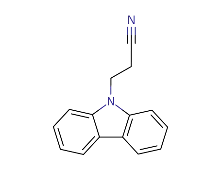 Molecular Structure of 5337-01-9 (3-(9H-carbazol-9-yl)propanenitrile)
