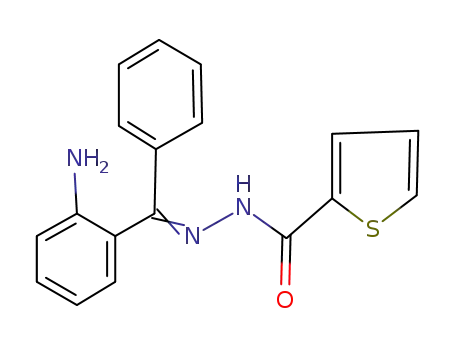 2-aminobenzophenone-2-thenoylhydrazone
