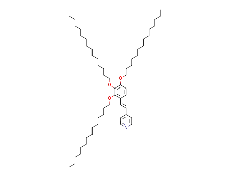 2',3',4'-tri-n-tetradecyloxy-4-stilbazole