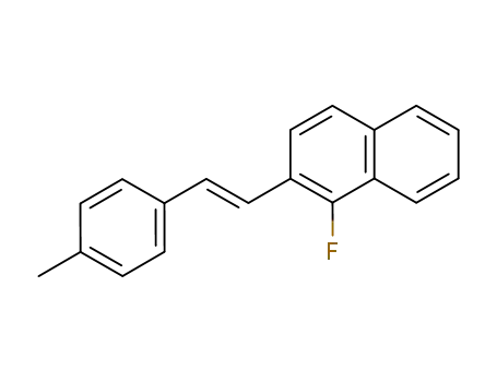 trans-1-<1-Fluor-naphthyl-(2)>-2-(p-tolyl)-aethylen