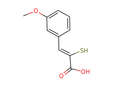 (2Z)-2-mercapto-3-(3-methoxyphenyl)-2-propenoic acid