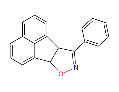 Molecular Structure of 24648-02-0 (9-phenyl-6b,9a-dihydro-acenaphtho[1,2-<i>d</i>]isoxazole)