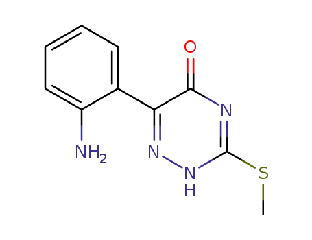 6-(2-AMINO-PHENYL)-3-METHYLSULFANYL-4 H-[1,2,4]TRIAZIN-5-ONE