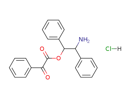 oxo-phenyl-acetic acid (1<i>RS</i>,2<i>SR</i>)-2-amino-1,2-diphenyl-ethyl ester; hydrochloride