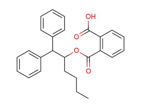 Phthalic acid mono-(1-benzhydryl-pentyl) ester