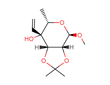 methyl <i>O</i><sup>2</sup>,<i>O</i><sup>3</sup>-isopropylidene-4-vinyl-α-<i>L</i>-<i>talo</i>-6-deoxy-hexopyranoside