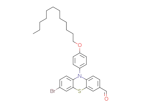 7-bromo-10-(4-(dodecyloxy)phenyl)-10H-phenothiazine-3-carbaldehyde