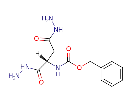 Molecular Structure of 91647-54-0 (N-Benzyloxycarbonyl-L-asparaginsaeure-dihydrazid)