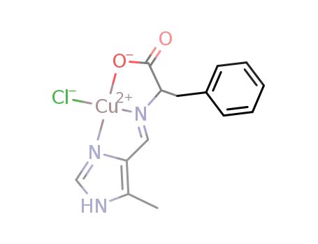 CuCl(N-[(5-methylimidazol-4-yl)methylidene]-DL-phenylalanine<sup>(1-)</sup>)