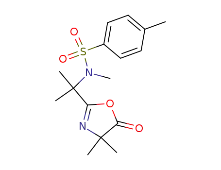 <i>N</i>-[1-(4,4-dimethyl-5-oxo-4,5-dihydro-oxazol-2-yl)-1-methyl-ethyl]-<i>N</i>-methyl-toluene-4-sulfonamide