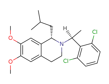(S)-2-[(S)-1-(2,6-Dichloro-phenyl)-ethyl]-1-isobutyl-6,7-dimethoxy-1,2,3,4-tetrahydro-isoquinoline