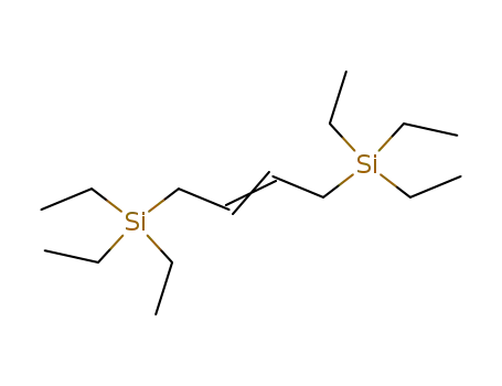 Molecular Structure of 58458-84-7 (Silane, 2-butene-1,4-diylbis[triethyl-)