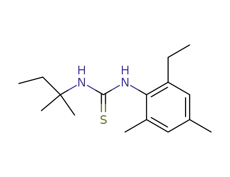 Thiourea, N-(1,1-dimethylpropyl)-N'-(2-ethyl-4,6-dimethylphenyl)-
