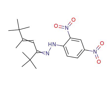 2,2,5,6,6-pentamethyl-hept-4-en-3-one-(2,4-dinitro-phenylhydrazone)