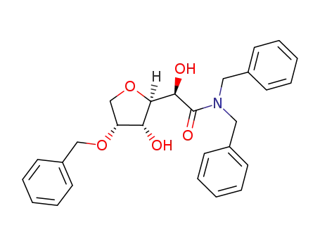 3,6-anhydro-5-O-benzyl-N,N-dibenzyl-D-allonamide
