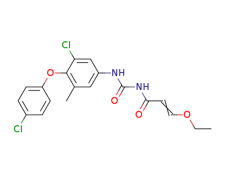1-[3-Chloro-4-(4-chloro-phenoxy)-5-methyl-phenyl]-3-((E)-3-ethoxy-acryloyl)-urea