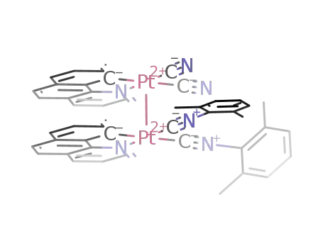 [Pt(cyanide)((2,6-dimethylphenyl)NC)(7,8-benzoquinolate)]2