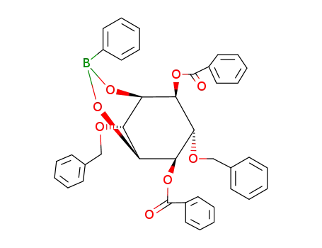 <i>O</i><sup>1</sup>,<i>O</i><sup>5</sup>-dibenzoyl-<i>O</i><sup>3</sup>,<i>O</i><sup>6</sup>-dibenzyl-<i>O</i><sup>2</sup>,<i>O</i><sup>4</sup>-phenylboranediyl-<i>muco</i>-inositol