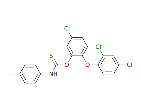 p-Tolyl-thiocarbamic acid O-[5-chloro-2-(2,4-dichloro-phenoxy)-phenyl] ester