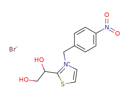 2-(1,2-dihydroxy-ethyl)-3-(4-nitro-benzyl)-thiazolium; bromide