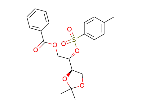 Benzoic acid (S)-2-((R)-2,2-dimethyl-[1,3]dioxolan-4-yl)-2-(toluene-4-sulfonyloxy)-ethyl ester