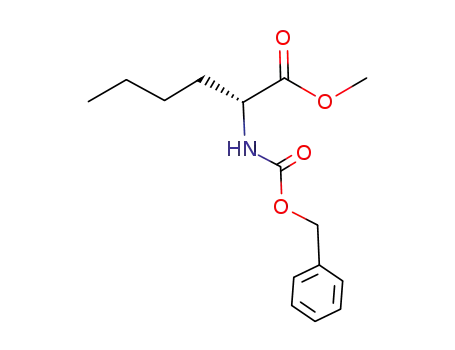 Molecular Structure of 138942-76-4 (N-(Benzyloxycarbonyl)-D-norleucine methyl ester)