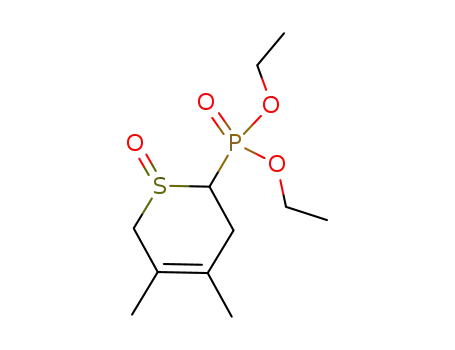 4,5-dimethyl-2-(diethoxyphosphoryl)-3,6-dihydro-2H-thiopyran S-oxide
