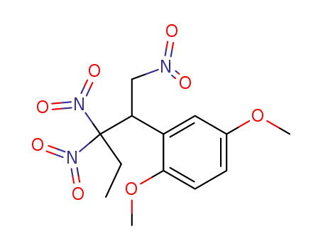 2,5-Dimethoxy-1-<1,3,3-trinitro-pentyl-2>-benzol