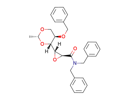 2,3-anhydro-N,N-dibenzyl-5-O-benzyl-4,6-O-ethylidene-D-altro-hexonamide