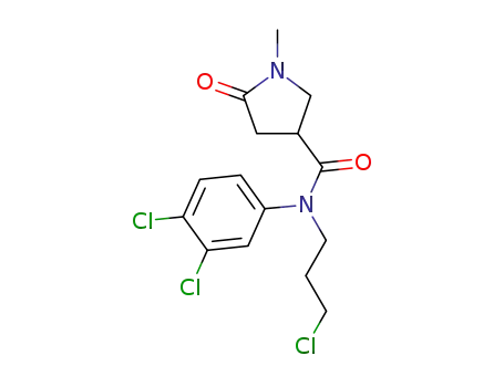 N-(3-chloropropyl)-N-(3,4-dichlorophenyl)-1-methyl-5-oxo-3-pyrrolidinecarboxamide