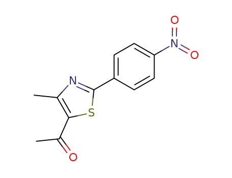 Ethanone, 1-[4-methyl-2-(4-nitrophenyl)-5-thiazolyl]-