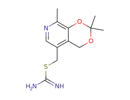 2-(2,2,8-trimethyl-4<i>H</i>-[1,3]dioxino[4,5-<i>c</i>]pyridin-5-ylmethyl)-isothiourea